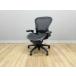 Herman Miller Aaron стул B модель стандартный подкачка сиденья есть AE111AWB локти есть офис стул HermanMiller черный б/у IO-883119B