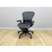  Herman Miller Aaron стул B модель стандартный подкачка сиденья есть локти есть офис стул HermanMiller черный б/у IO-883120B