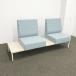 oka пятно стул для лобби 2 человек для Live s единица диван голубой б/у 