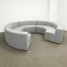 ito-ki раунд диван диван 5 позиций комплект noruK lounge серый б/у RS-878504B