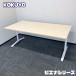 kokyo Vienna серии для собраний стол [ с роликами .] MTT-V189M10 W1800×D900×H720 настольный : натуральный белый / ножек : белый 2021 год производства б/у 