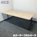 ito-ki ho балка стол серии большой для собраний стол DDJP-2110HW-71 W2100×D1050×H720 настольный : пепел do дуб M/ ножек : атлас черный 2021 год производства б/у 
