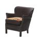 HALO PROFESSOR ARM CHAIR BIKER TAN 1 человек для arm стул диван ширина 680× глубина 710× высота 730mm