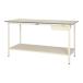 гора золотой промышленность легкий верстак выдвижной ящик имеется все полки имеется выдерживаемая нагрузка 150kg низкий давление melamin настольный рабочий стол 150 серии SUPH-1275UTT-WW ширина 1200× глубина 750× высота 950mm