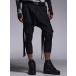(ͽ���ʡ�4��5������ͽ��/kiryuyrik������奦����奦/High Tension Jersey 3/4 Saruel Pants/Black