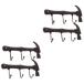 BESTOYARD 4 Pcs Cast Iron Coat Hook Metal Garden Antique Garden Tool Holder Iron Wall Hooks Farmhouse Coat Hooks Antique Hat Hooks Rack Meta¹͢