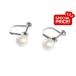 a.. жемчуг книга@ жемчуг Akoya жемчуг жемчуг SV серьги белый 6.0-7.0mm входить . тип церемония окончания праздничные обряды формальный casual свадьба вечеринка 