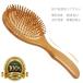 バリイチゴ屋 マッサージ櫛 パドルブラシ 髪 絡まない 抜け毛・薄毛改善 血行促進 美容ヘアブラシ