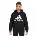  тренировочный Parker женский Adidas adidas обратная сторона ворсистый футболка tops тянуть надкрылок -do спорт casual черный 50509