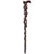  walking stick seniours crutches stick wooden stick supplies needle work peach tree carving pattern 90cm(35.43 -inch ) easily cut 