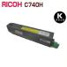  бесплатная доставка RICOH соответствует воспроизведение тонер-картридж SP тонер C740H чёрный SPC740/750/751 * принтер SPC751M/750M - соответствует не возможно 