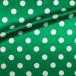  ткань полька-дот атлас (170606) 6. зеленый 10Af09_