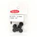  soft toy for Medama button 11.5mm(7202) black (H)_5a_