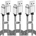 Deegotech Micro USB Cable, 10ft 3-Pack Extra Long Android Charger Cable, Nylon Braided Phone Charger Cords Fast Charging for Samsung Galaxy