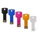 16GB Key Shape USB Flash Drive 5 Pack, K&ZZ Metal Thumb Drive USB2.0 Flash Disk Memory USB Stick Expansion Disk- 16G Black/Gold/Pink/Silver/