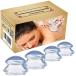 . sphere vacuum si Ricoh n massage cup .. sphere massage ka pin g set, man and woman use, transparent (1*2.95 in + 2*2.36 in + 1*