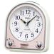  Seiko часы (Seiko Clock) глаз ... часы класть часы аналог 31 искривление мелодия сигнализация белый жемчуг * часть розовый жемчуг 139*126*70mm QM750P