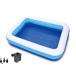  Zeal jumbo Family бассейн электрический воздушный насос имеется W200*D140cm голубой HAC487