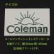  Coleman sunshine стикер размер маленький зеленый цвет D931
