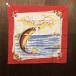 Vintage Trout &amp; Flyman Bite Scene Pattern Fishing Bandana Made in USA Vintage форель резец scene рыбалка бандана американский производства 
