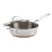 (2.8l) - Anolon Nouvelle Copper Stainless Steel 2.8l Covered Saute Pan with Helper Handle