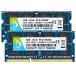 DUOMEIQI 8GB RAMå (2 X 4GB) DDR3 RAM 8GB PCѡ Ρȥѥ RAM ԥ塼 SODIMM 1066MHz PC3 8500 8500S 2RX8 CL7 1.5V ((¹͢)