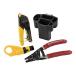 ¹͢ʡ Klein Tools VDV011-852 Coax Installation Kit in Molded Hip Pouch has Crimper, Radial Stripper and Cable Cutter
