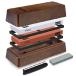 ���¹�͢���ʡ� SHAN ZU Whetstone Knife with Storage Box Sharpening Stone 2 Pieces Knife Sharpener, Knife Stone Grit 1000/5000 with Non-Slip Silicone