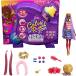 Barbie Color Reveal Glitter  Hair Swaps Doll, Glittery Blue with 25 Hairstyling  Party-Themed Surprises Including 10 Plug-in Hair Pieces, Gift for K