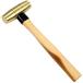 ¹͢ʡ WEDO Brass Hammer 10lb,Wooden Hammer,Sledge Hammer,Solid Brass Mallet Hammer,Wooden Hammer Handle,Length 800mm,Die-Forged, Corrosion