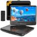 [ параллель импортные товары ] Megatek 12.5" Portable DVD Player with 10.5" HD Swivel Screen, Upgraded 6-Hour Rechargeable Battery, Play CD/DVD/USB/SD Card, Car