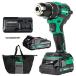 ���¹�͢���ʡ� Metabo HPT 18V MultiVolt(TM) �����ɥ쥹�֥饷�쥹�ϥ�ޡ��ɥ�륭�å� | 2-18V 2.0Ah�Хåƥ꡼��° | 620������ȥ륯 |