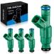 ¹͢ʡ SZKAIDAG 0280156193 2.3L L4 for:-Mazda Fuel Injectors Set of 4 Compatible With for:-Mazda 3 Mazda 5 Mazda 6 2003 2004 2005 2006 2007,