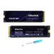 [ параллель импортные товары ] Ediloca EN600 PRO SSD 512GB PCle 3.0x4,NVMe M.2 2280, максимальный 3200MB/s, встроенный solid состояние Drive,SLC cache 3D NAND TLC,gla