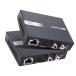 [ параллель импортные товары ] Cable Matters 990ft Extra Long Range Audio Over Ethernet Adapter Kit with Built-in Digital to Analog Converter(DAC), Support Optical