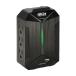 Tripp Lite Surge Protector Power Strip 6-Outlets + 1 USB �� 1 USB-C Port, Direct Wall Plug-in, Black, Green LED Light, 490 Joules, EMI/RFI Filtering,