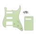 ¹͢ʡ ROZILO 11 Hole Mint Green Strat HSS Pickguard Guitar BackPlate Set For Fender US/Mexico Made Standard Stratocaster Guitar Part