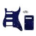 ¹͢ʡ ROZILO 11 Hole Blue Pearl Strat HSS Pickguard Guitar BackPlate Set For Fender US/Mexico Made Standard Stratocaster Guitar Part