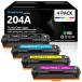 ���¹�͢���ʡ� 204A Toner Cartridges 4 Pack (High-Yield; with Chip): Compatible Replacement for HP Toner 204A CF510A CF511A CF512A CF513A Work for