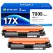 ¹͢ʡ 17X Toner Cartridge Black 2-Pack with Chip Replacement for HP 217A CF217A CF217X 17A Compatible with Laserjet Pro MFP M130fw M130nw