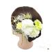  день совершеннолетия украшение для волос японский костюм георгина свадьба головной убор head аксессуары аксессуары для волос искусственный цветок "Семь, пять, три" церемония окончания 