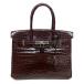  Hermes HERMES Birkin 30 Birkin 30 bag tote bag niro TIKKA s crocodile Bourgogne red red silver metal fittings 