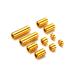 95442 aluminium проставка комплект (12/6.7/6/3/1.5mm каждый 2 шт )( Gold )