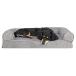 [ free shipping ]Furhaven Pet Bed for Dogs and Cats - Faux Fur and Velvet Sofa-Style Pillow