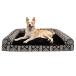 [ free shipping ]Furhaven Pet Bed for Dogs and Cats - Plush and Southwest Kilim Decor Sofa-S