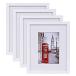 ̵eletecpro 11x14 Picture Frames Set of 4 - Made of Solid Wood and Tempered G