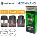 VAPORESSO XROS�V���[�Y�p MESH POD 3ml 0.4ohm �^ 0.6ohm �^ 0.8ohm 4���� �����p�|�b�h ���� �|�C���g���p ����
