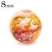 ke llama Sunset orange ho taru glass beads bead sale 8mm shines night light loose sale tonbodama parts Okinawa . earth production . good interval various island Father's day gift present 