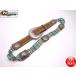 NOCONA(nokona) USA мужской женский бисер & Conti .ta-kooiz crystal Western ремень [ Brown ] Country kau Boy костюм вестерн 