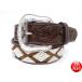 nokona Pro серии - lako diamond Conti . стразы цветочный Carving переключатель Western ремень [ Brown ] чай Country kau Boy 
